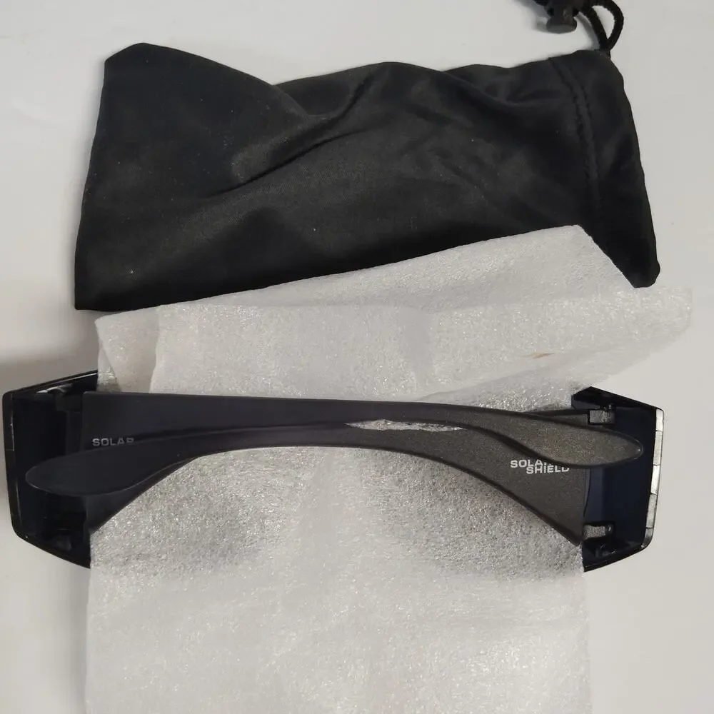 SolarScript OTG Fitover Safety Sunglasses CY Z87.1+ Matte Black Side Shields